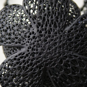 【SALE】SUSAN FANG　3D PRINTED FLOWER BAG /BLACK MAT
