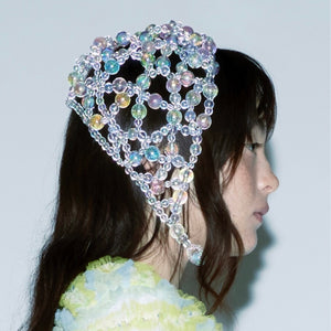 SUSAN FANG　IRIDESCENT BEADED HEADPIECE