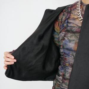 【3/31まで30%OFF】[OLD&VINTAGE] LANVIN シルク混ショートジャケット