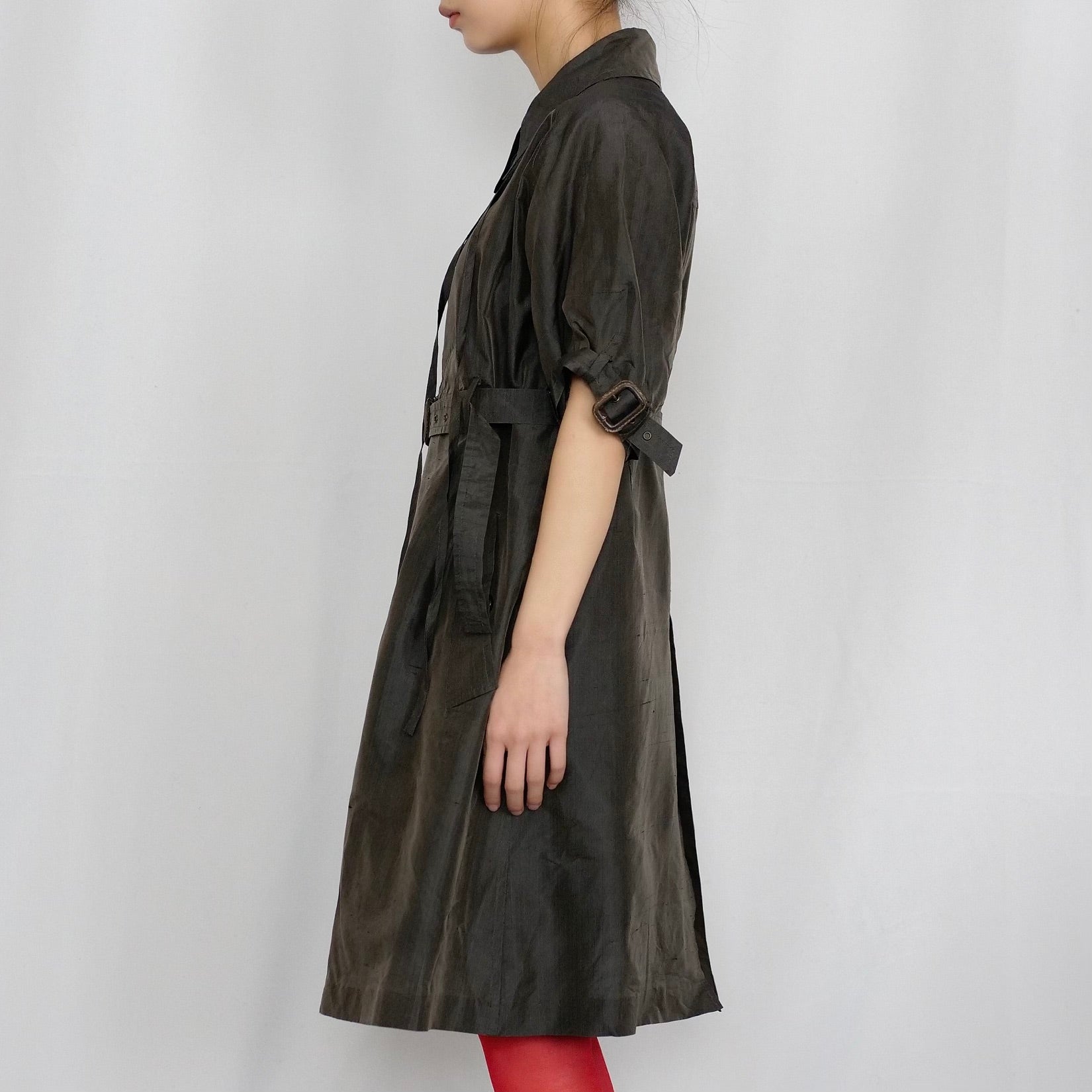 【3/31まで30%OFF】[OLD&VINTAGE] HAUTE　シルクドレスコート