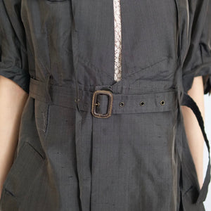 【3/31まで30%OFF】[OLD&VINTAGE] HAUTE　シルクドレスコート