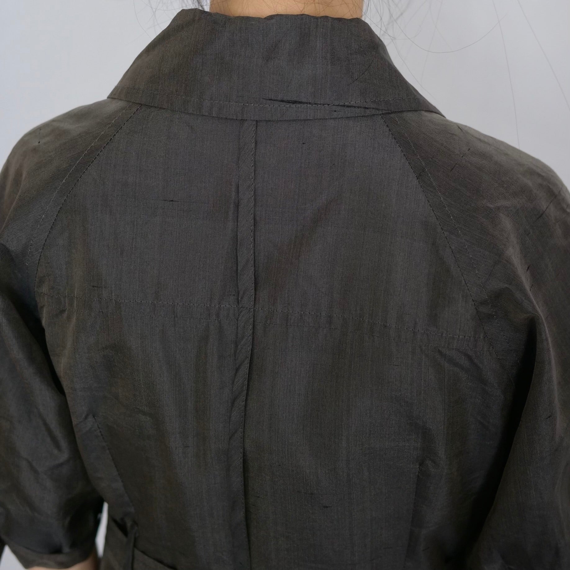 【3/31まで30%OFF】[OLD&VINTAGE] HAUTE　シルクドレスコート