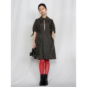 【3/31まで30%OFF】[OLD&VINTAGE] HAUTE　シルクドレスコート
