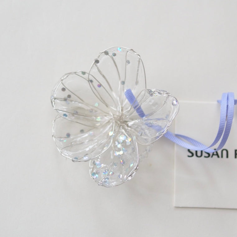 SUSAN FANG　RESIN FLOWER CLEAR RING / CLEAR