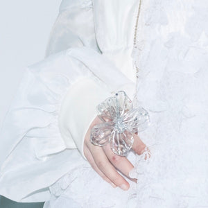 SUSAN FANG　RESIN FLOWER CLEAR RING / CLEAR
