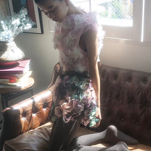 SUSAN FANG　AIR-WHIRL MINI SKIRT