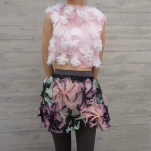 SUSAN FANG　SHIRRED FLOWER TOP