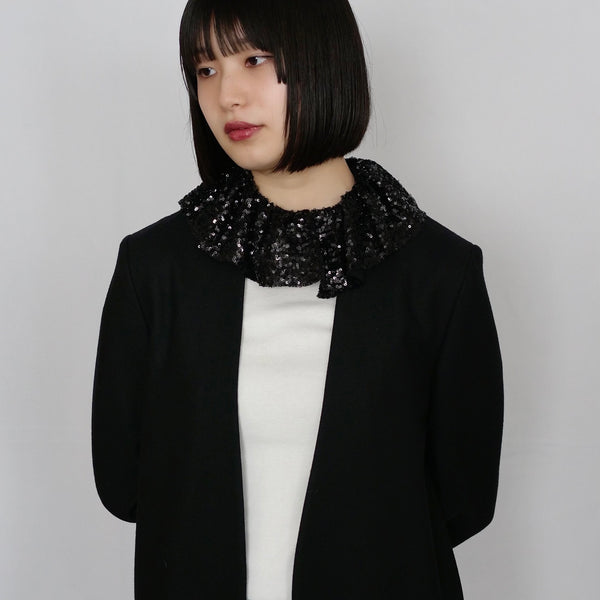 SALE】NOHRA スパンコール付け襟 / BLACK – dim at noon