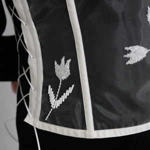 NOHRA　オートクチュール刺繡 TULIP  EMBROIDERY BUSTIER