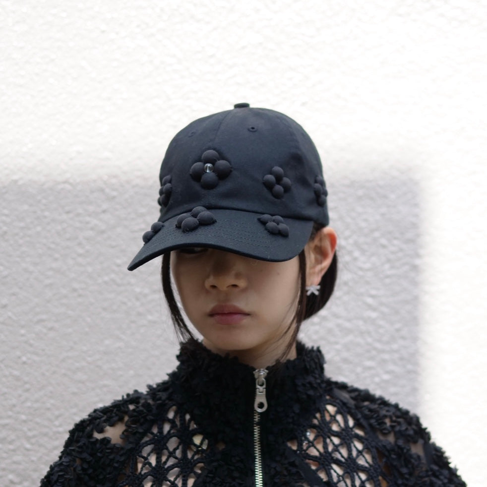 【予約商品】RIV NOBUHIKO CLINCH FLOWER CAP / BLACK
