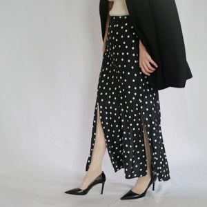 [OLD&VINTAGE] RIXO LONDON ドットプリントスカート