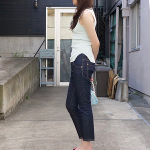 [OLD&VINTAGE] Mame Kurogouchi Hole Knitted Top (PALE GREEN)