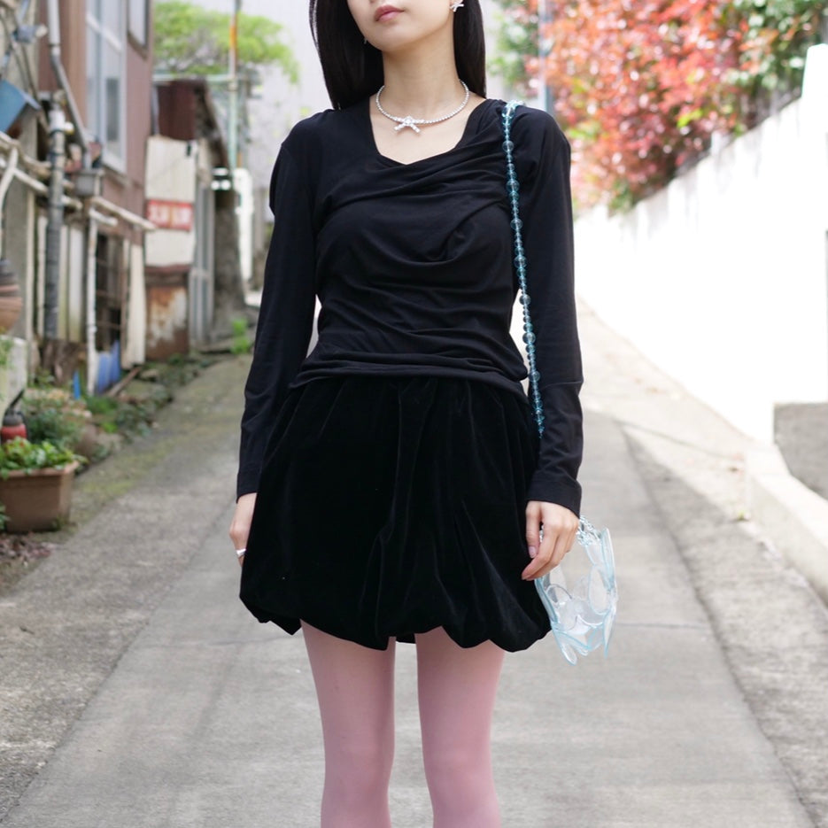 [OLD&VINTAGE]vivienne westwood ANGLOMANIA　ドレープカットソーL/S