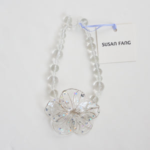 SUSAN FANG　RESIN FLOWER CHORKER / CLEAR