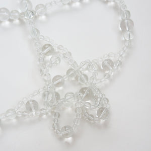 SUSAN FANG　GLASS BEAD-EMBELLISHED CROCHET BRA (CLEAR)
