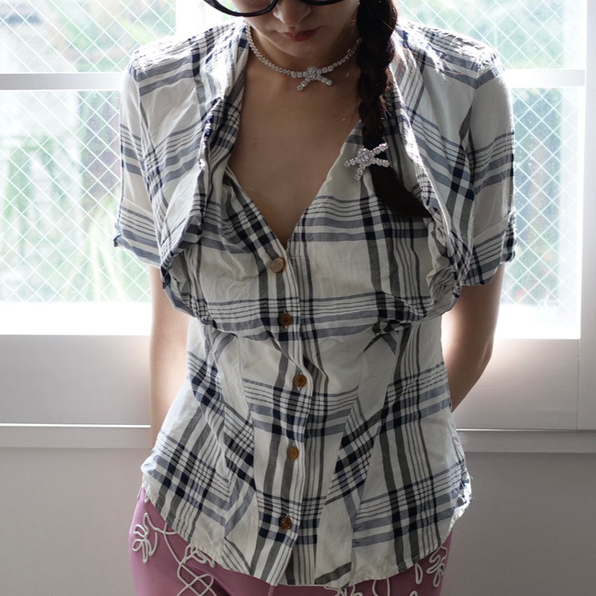 [OLD&VINTAGE]vivienne westwood red lavel チェックシャツ