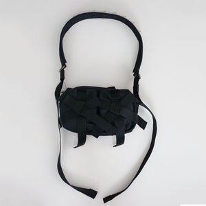 SIMONE ROCHA　CLASSIC BOW CROSSBODY BAG W/ EMB PEARL