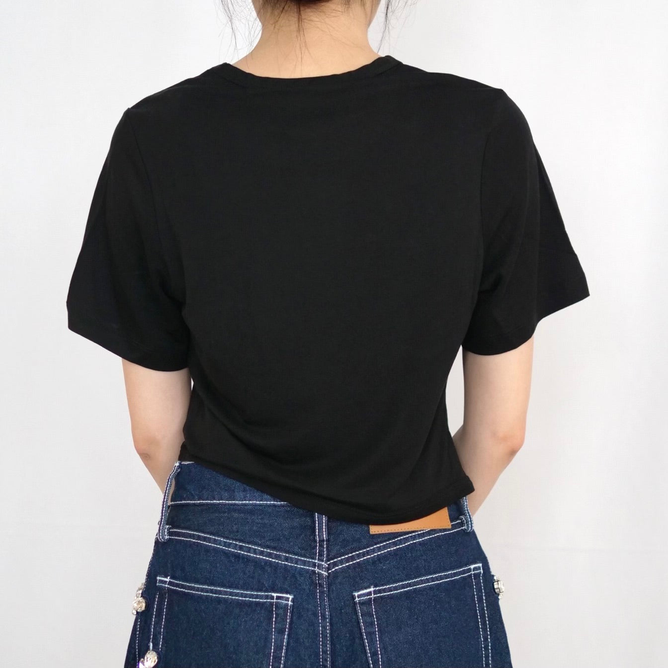 SIMONE ROCHA　 リボンカットソー BLACK