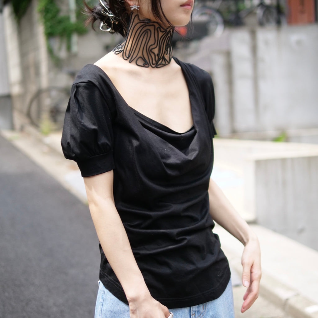 [OLD&VINTAGE]vivienne westwood red lavel パフスリーブカットソー