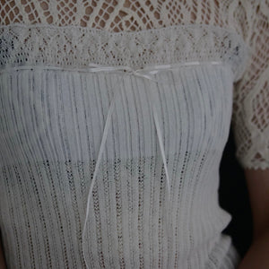 EUCHRONIA Wholegarment lace shorts