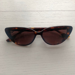 【サングラスレンズ交換済み】YVMIN×SHUSHU/TONG Gemstone Bowknot Glasses Side Bow / Brown