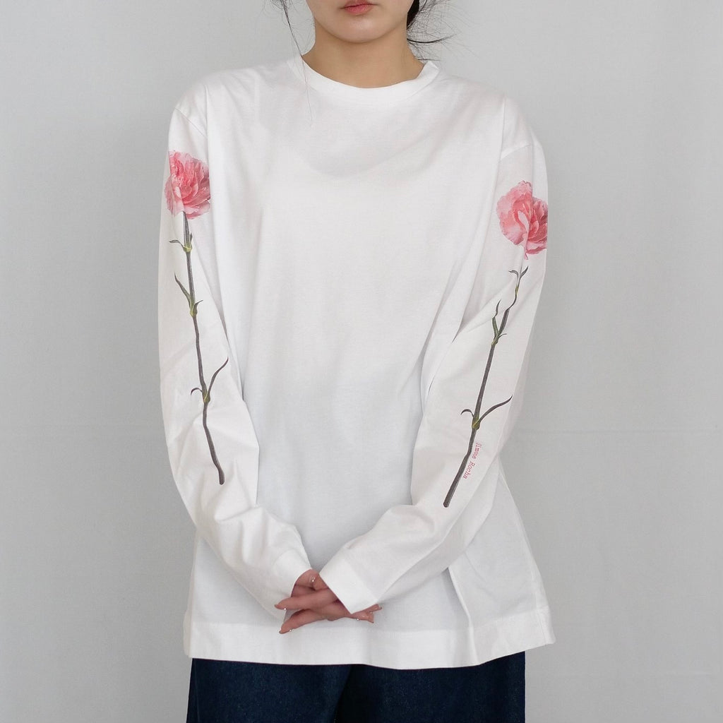 SIMONE ROCHA　 カーネーションプリント L/T-SHIRT