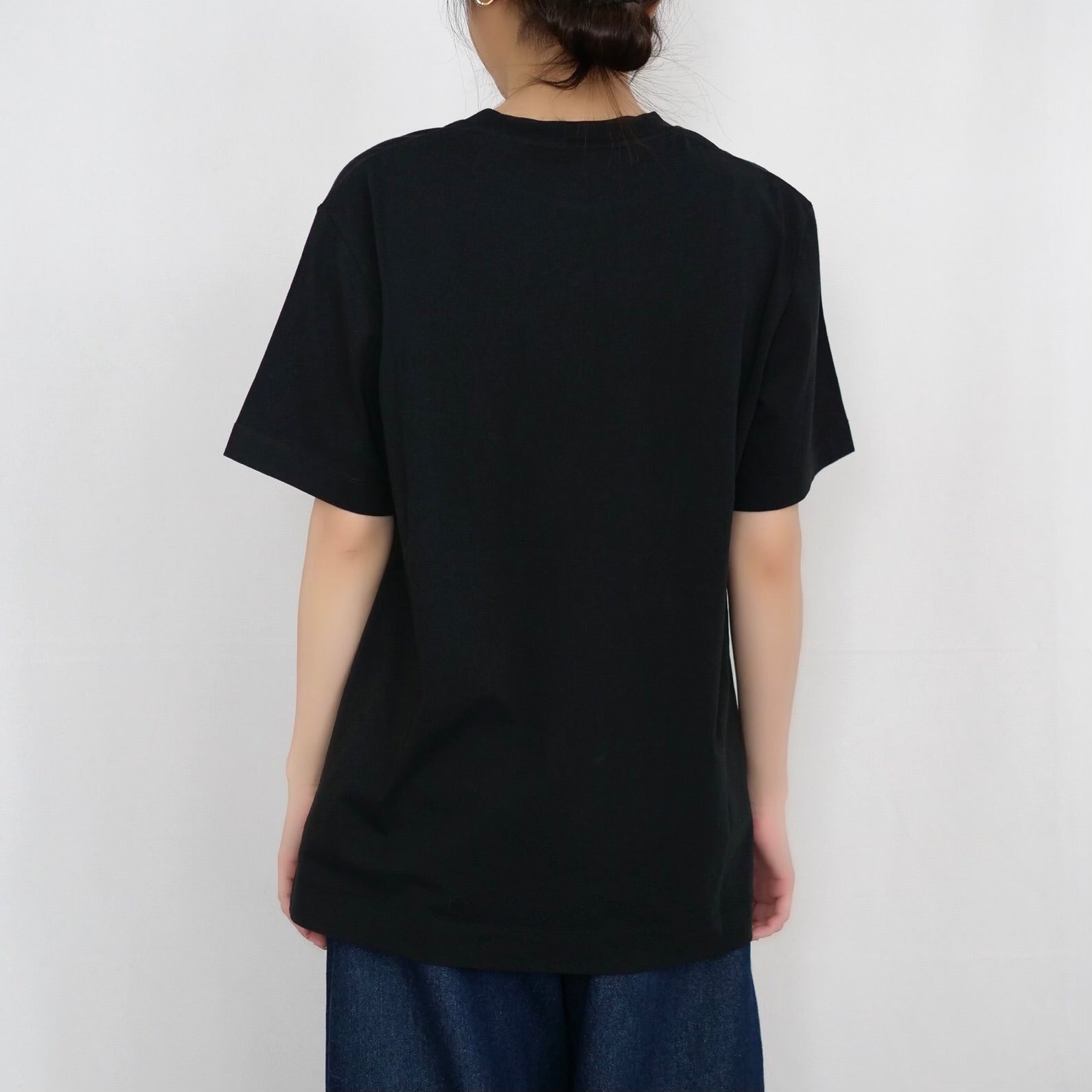 SIMONE ROCHA　 カーネーションプリントT-SHIRT / BLACK