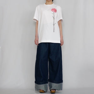 SIMONE ROCHA　 カーネーションプリントT-SHIRT / WHITE