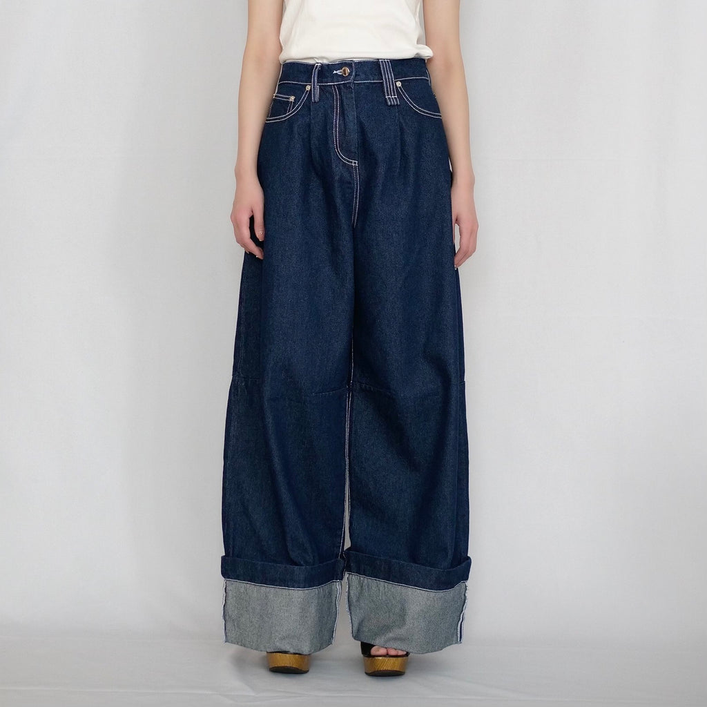 SIMONE ROCHA　ペインターバギーデニム