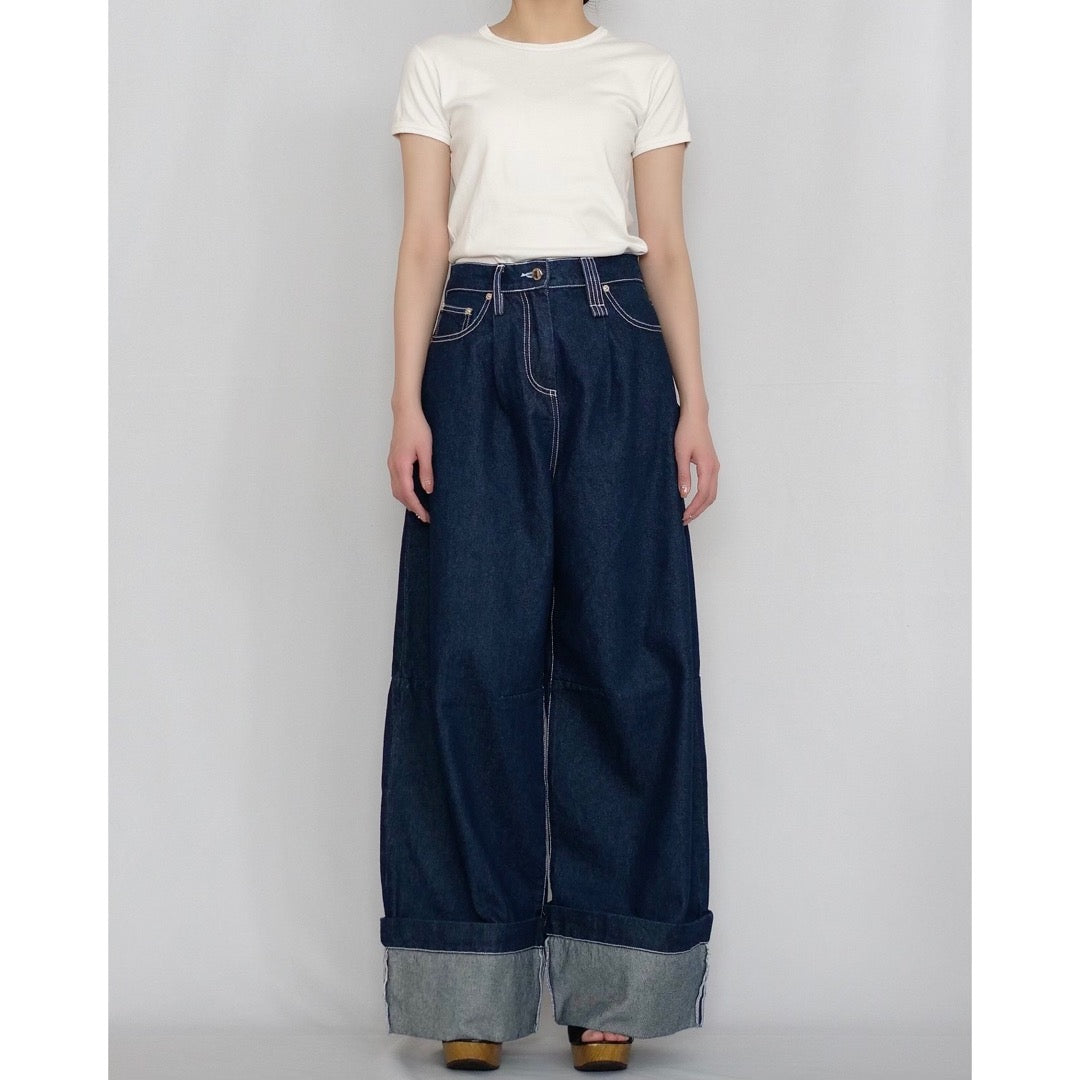 SIMONE ROCHA　ペインターバギーデニム