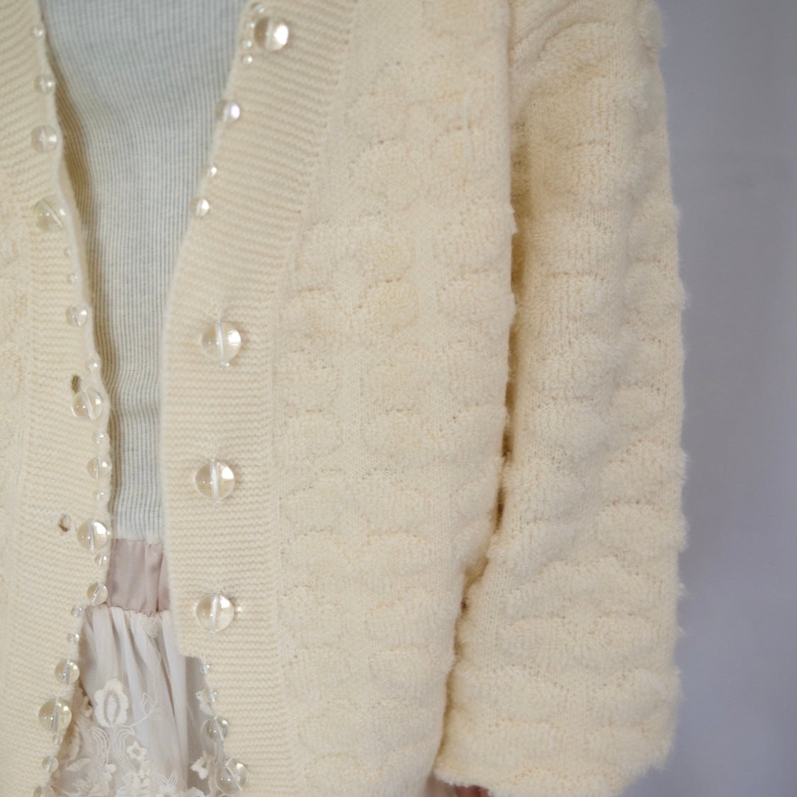 SUSAN FANG　BEADED CARDIGAN
