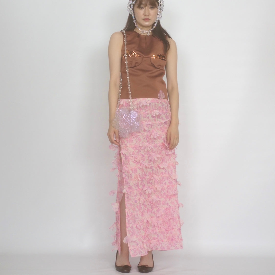 SUSAN FANG　FLOWER-LASER CUT SKIRT スカート IMG_8933.jpg?v=1728809176