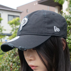 PERVERZE × NEW ERA Scrap Initial Cap / Black