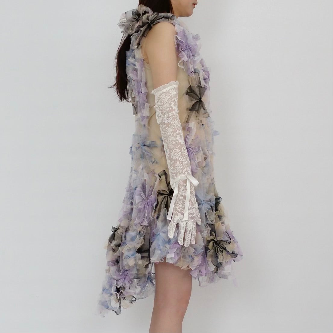 SUSAN FANG　AIR-WHIRL MINI DRESS