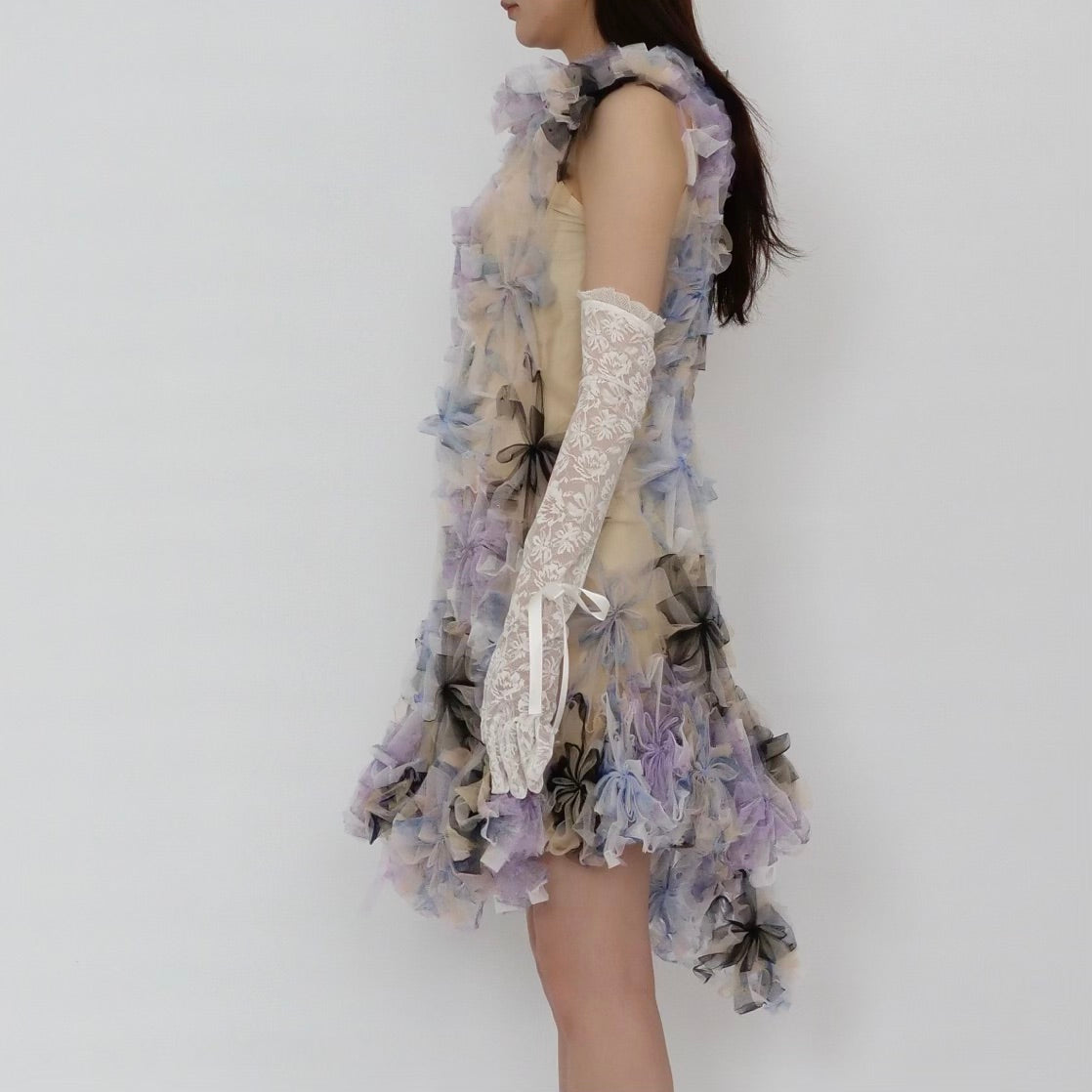 SUSAN FANG　AIR-WHIRL MINI DRESS