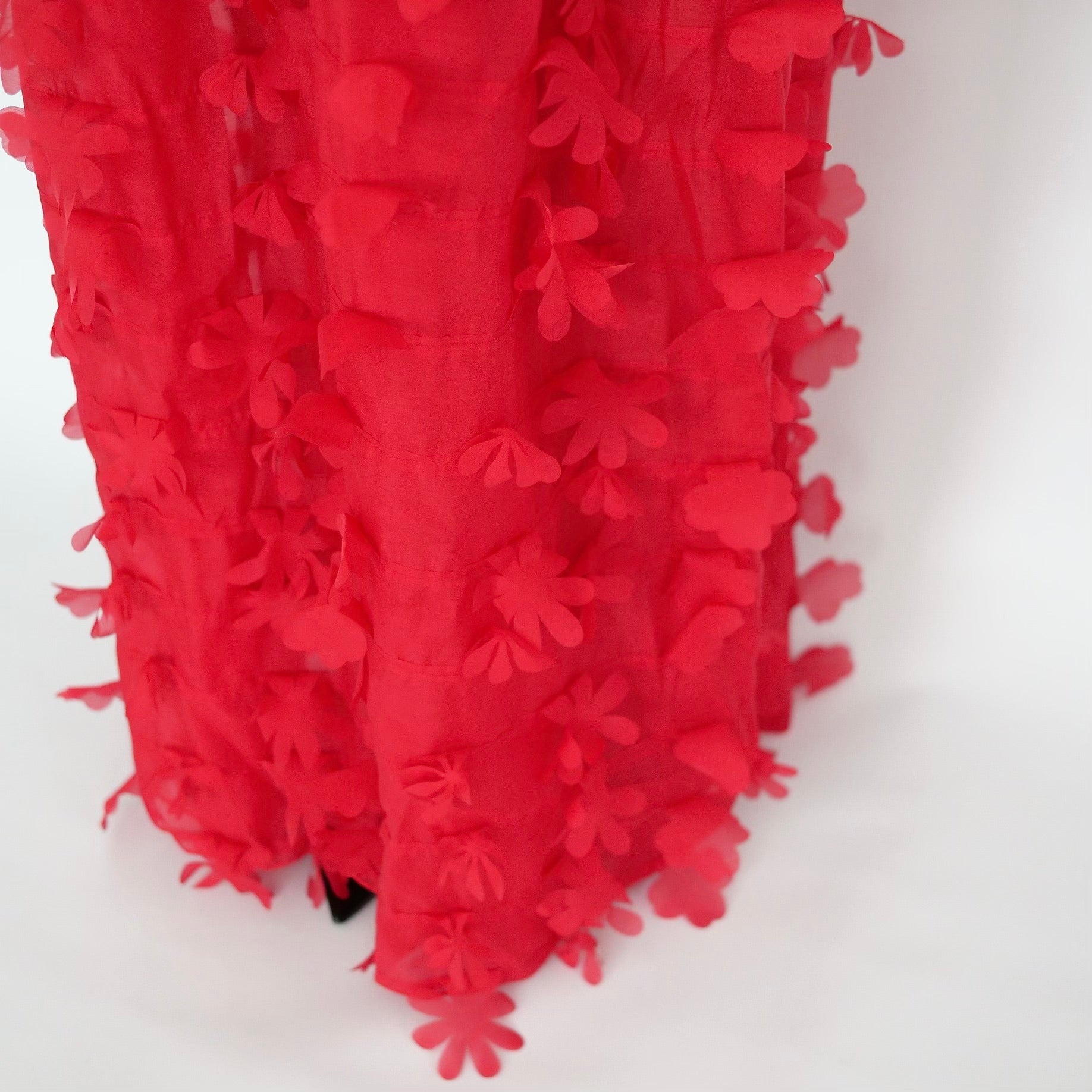 SUSAN FANG　BOW MAXI DRESS (RED)