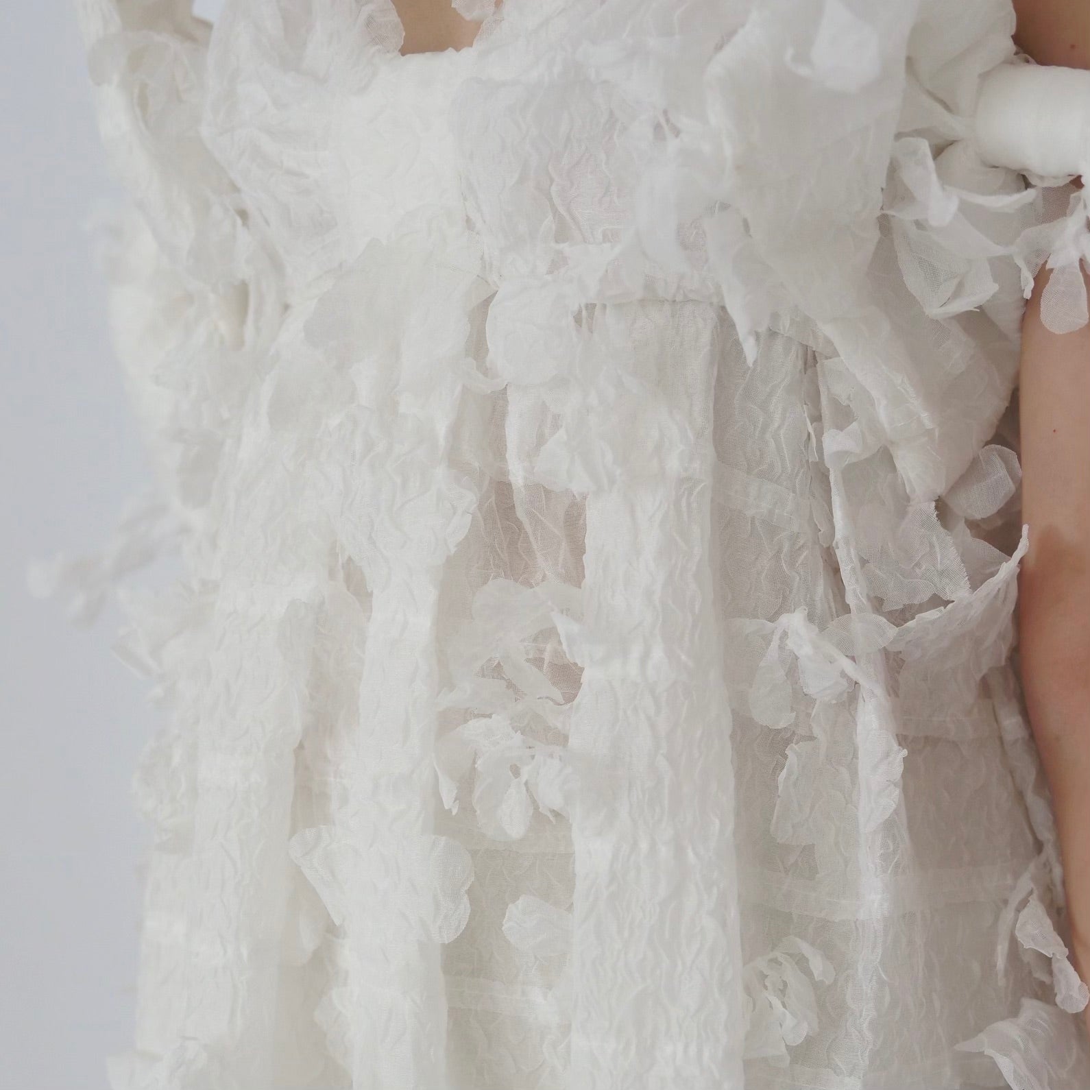 SUSAN FANG　BOW MAXI DRESS (WHITE)