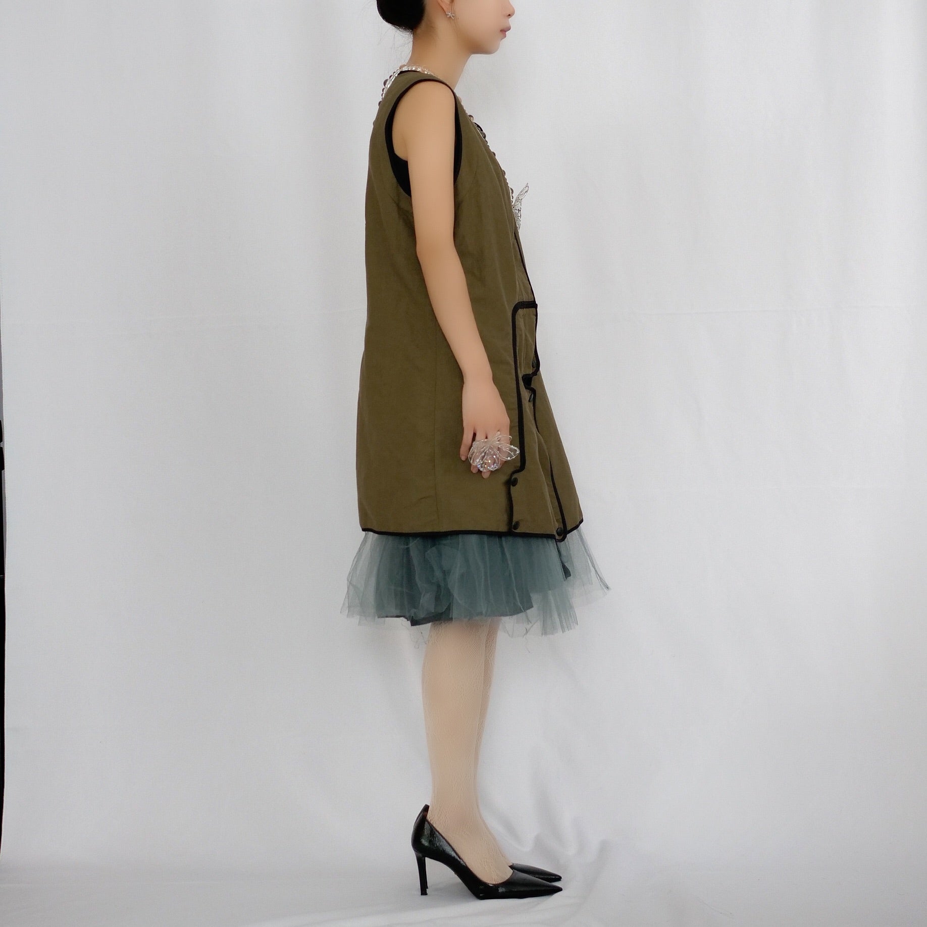 [OLD&VINTAGE] MARNI チュールレイヤードレス