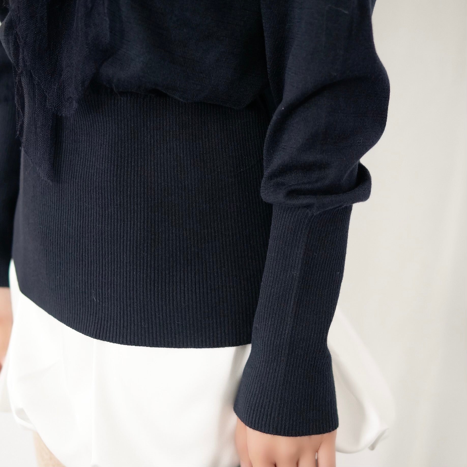 [OLD&VINTAGE] UNDERCOVER V/Nシルクリボン付きニット