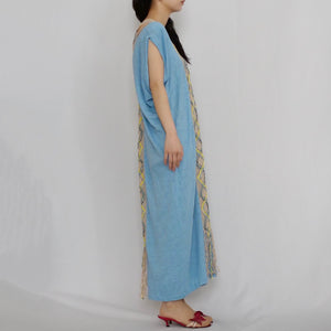 [OLD&VINTAGE] Mame Kurogouchi  Linen Torchon Lace Draped Dress