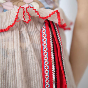 [OLD&VINTAGE] Mame Kurogouchi  CANDY PLEATS KNIT SKIRT(BEIGE)