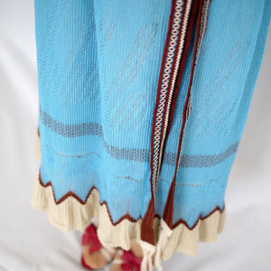 [OLD&VINTAGE] Mame Kurogouchi  CANDY PLEATS KNIT SKIRT(SAX BLUE)