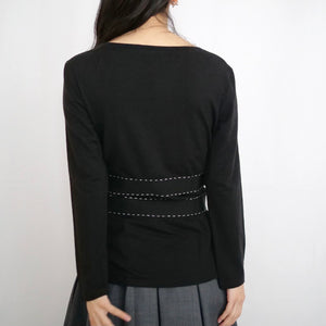 [OLD&VINTAGE] PAULE KA  リボンカットソー
