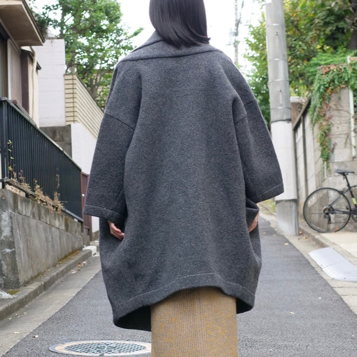 [OLD&VINTAGE] コクーンコート(GRY)