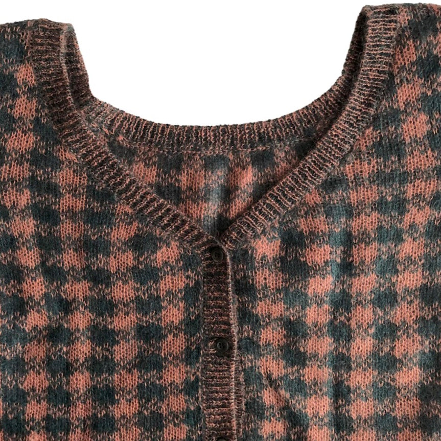 [OLD&VINTAGE] PRADA チェック柄ニット