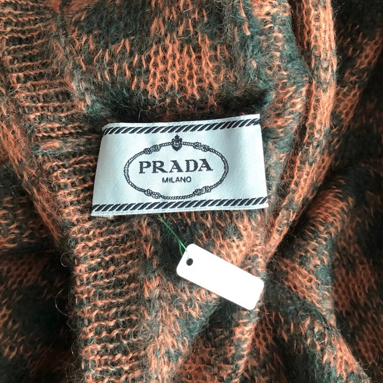 [OLD&VINTAGE] PRADA チェック柄ニット