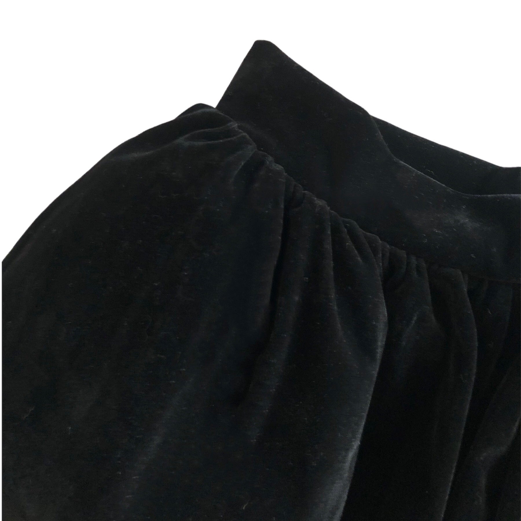 MADROMY VELOR MINI BALLOON SKIRT