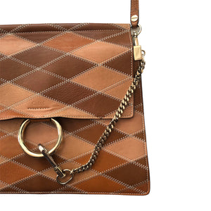 [OLD&VINTAGE] Chloe FAYE パッチワークショルダーバッグ
