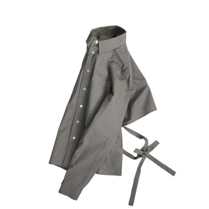 SODUK　back tie shirt / gray