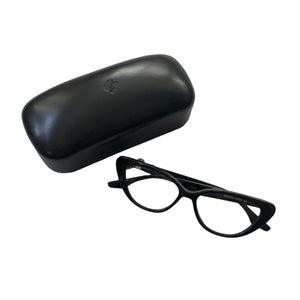 YVMIN×SHUSHU/TONG Gemstone Bowknot Glasses Side Bow / Black